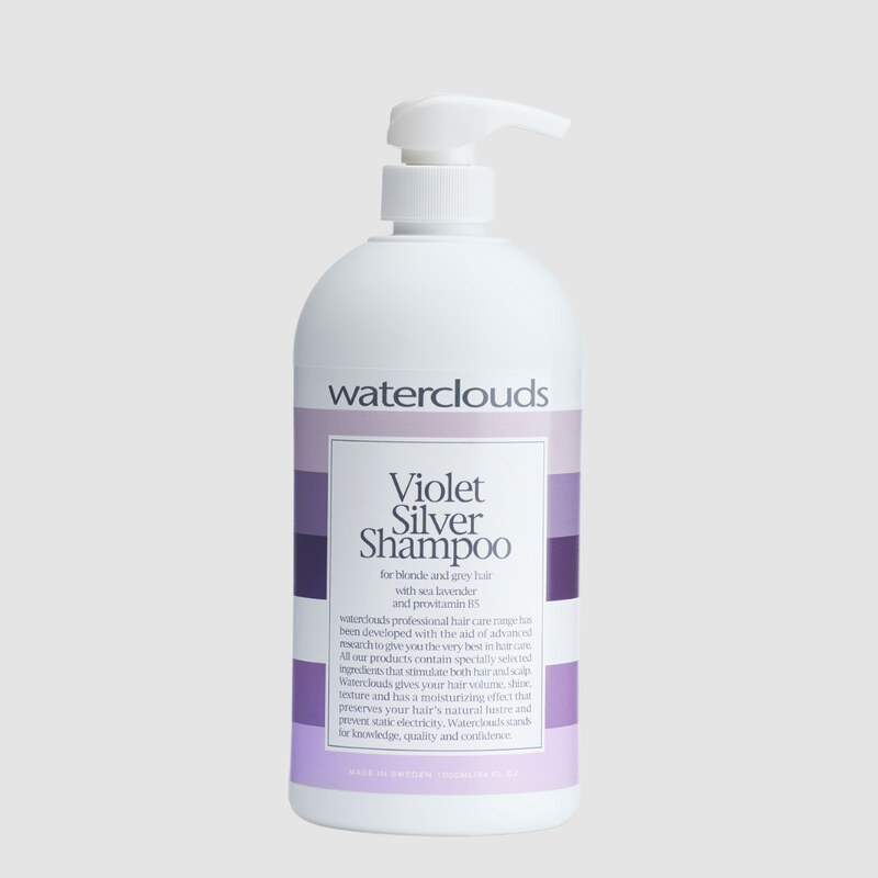 Waterclouds Violet Silver Shampoo šampon pro blond a šedivé vlasy 1000 ml