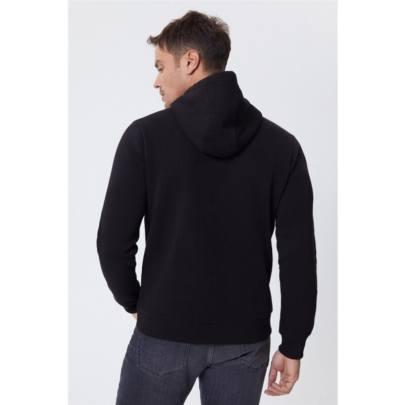 Lee Cooper Men's Fabian Hooded Sweatshirt Black 221 LCM 241036