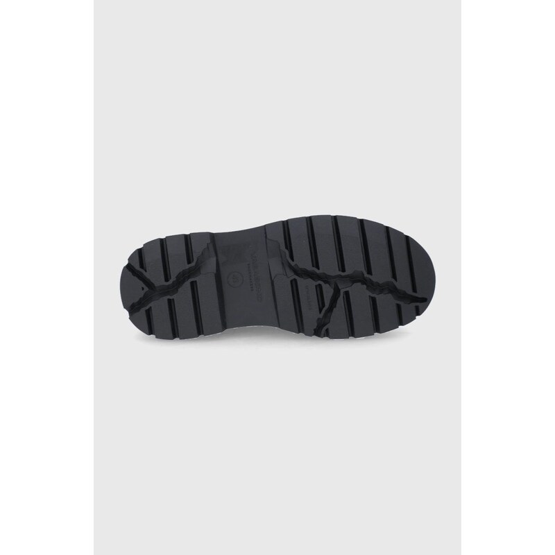 Kožené kotníkové boty Vagabond Shoemakers pánské, černá barva