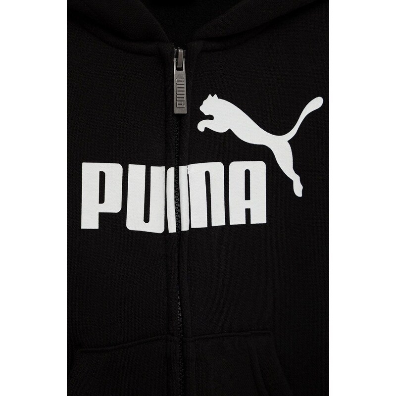 Dětská mikina Puma 586967 černá barva, s potiskem
