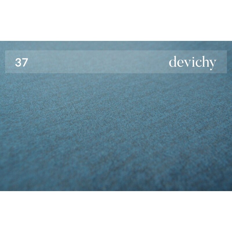 Tmavě modrá sametová rohová rozkládací pohovka DEVICHY Rothe, levá 302 cm