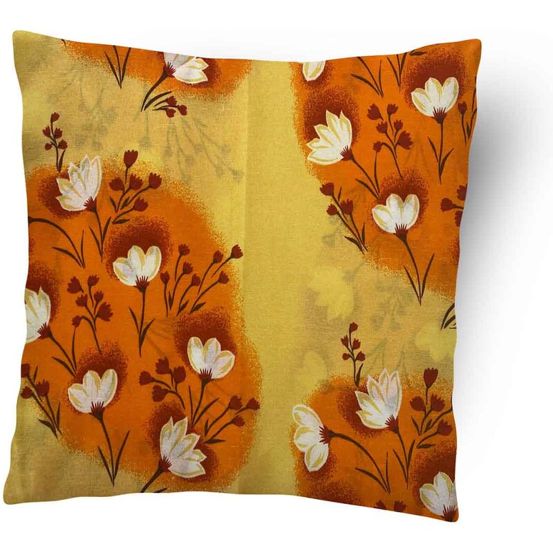 Top textil Povlak na polštářek Oranžové květy 40x50 cm