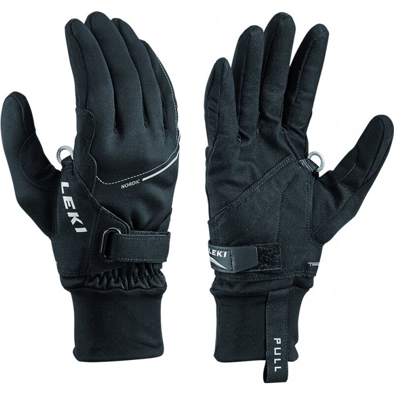 Rukavice na běžky Leki Nordic Trail Shark Velikost: 6 black 64081447