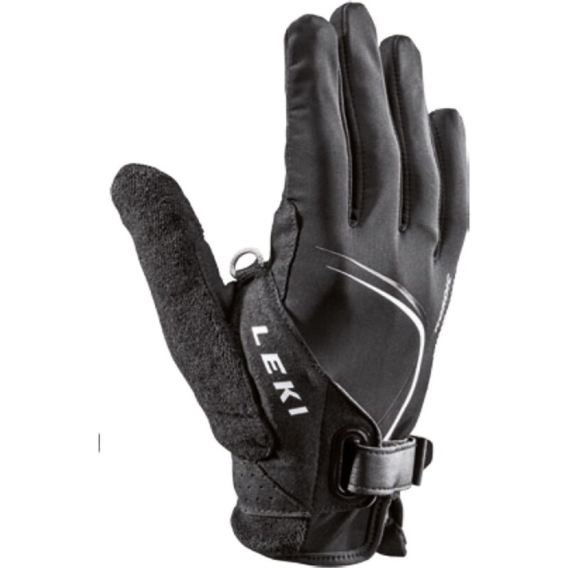 Rukavice na běžky Leki Nordic Lite Shark Long Velikost: 6 black/white 64081471