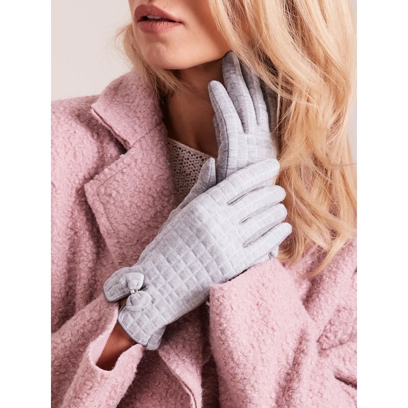 Wool Fashion Italia Gloves-AT-RK-9502.25-gray