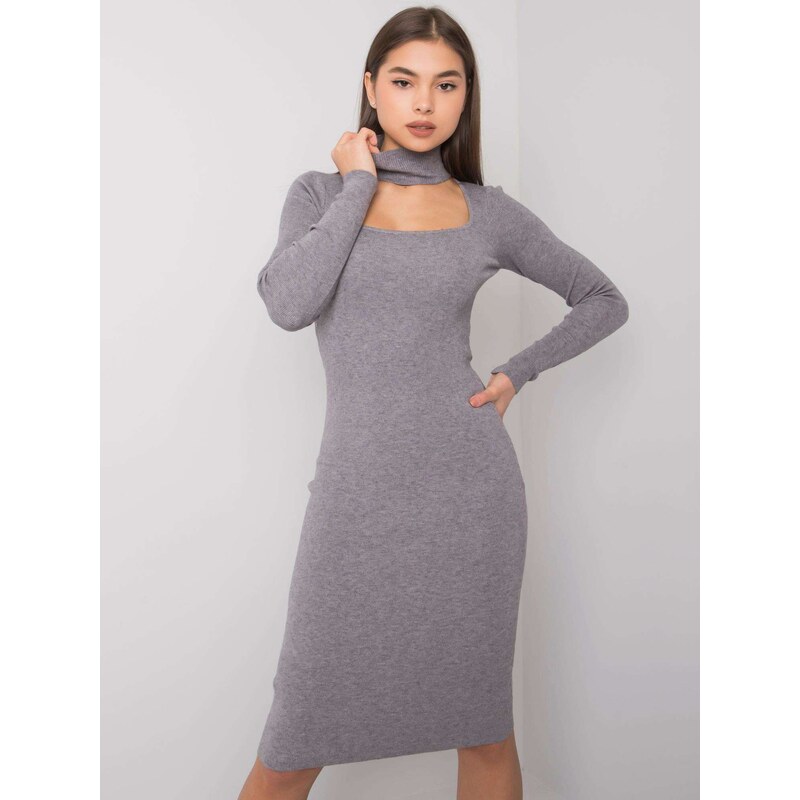 Och Bella Dress-TW-SK-BI-ZS5178.84-dark gray