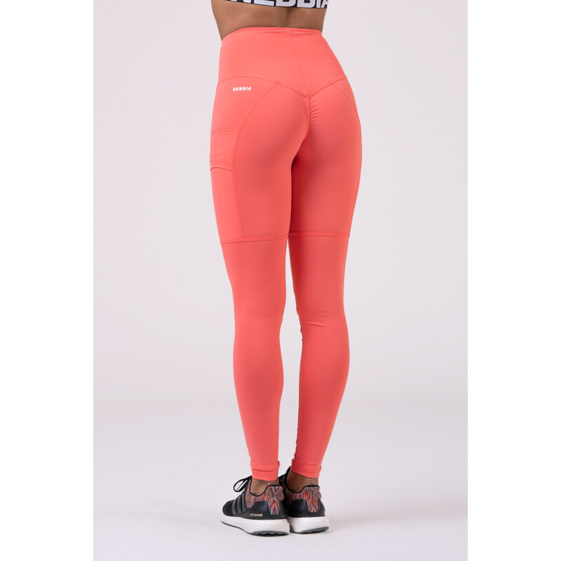 Nebbia High Waist Fit&Smart legíny 505 peach