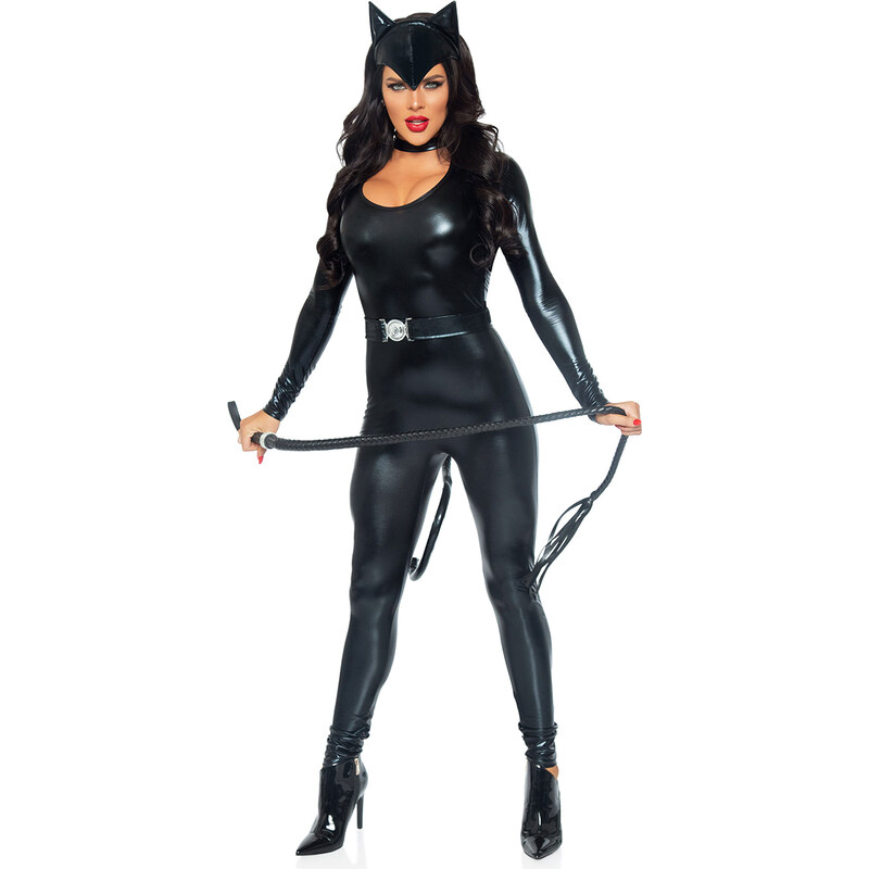 Leg Avenue Černý halloweenský kostým Catwoman 83767