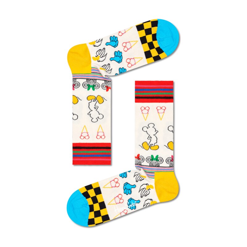 Dárkový box veselých ponožek s motivy Walt Disney Happy Socks XDNY09-0200 multicolor vel. 41-46