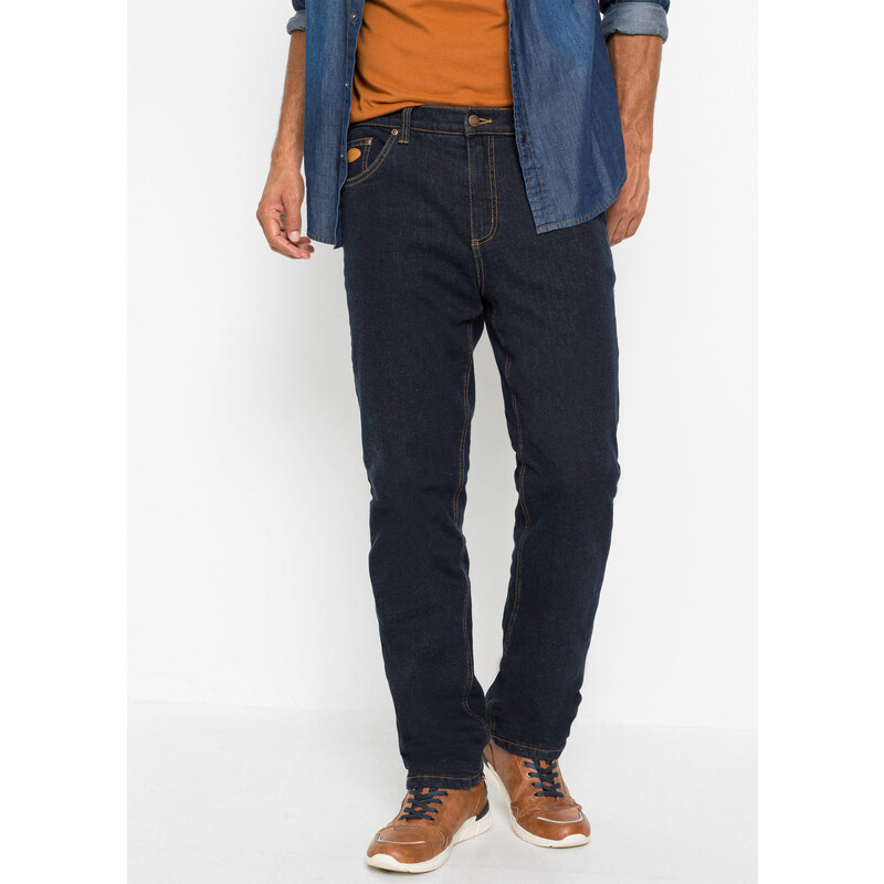 bonprix Termo džíny s hřejivou flísovou podšívkou, Classic Fit