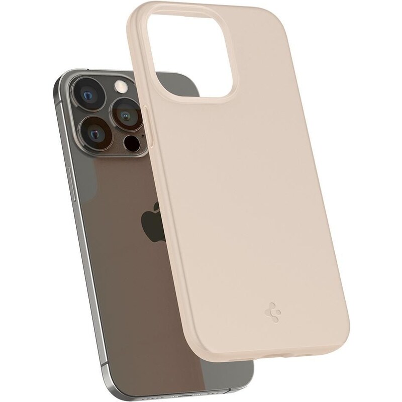 Ochranný kryt pro iPhone 13 Pro MAX - Spigen, Thin Fit Beige