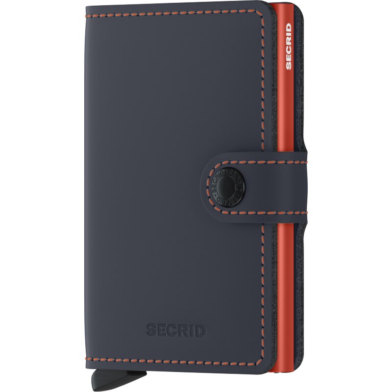 Kožené pouzdro na karty SECRID Miniwallet Matte Night Blue &