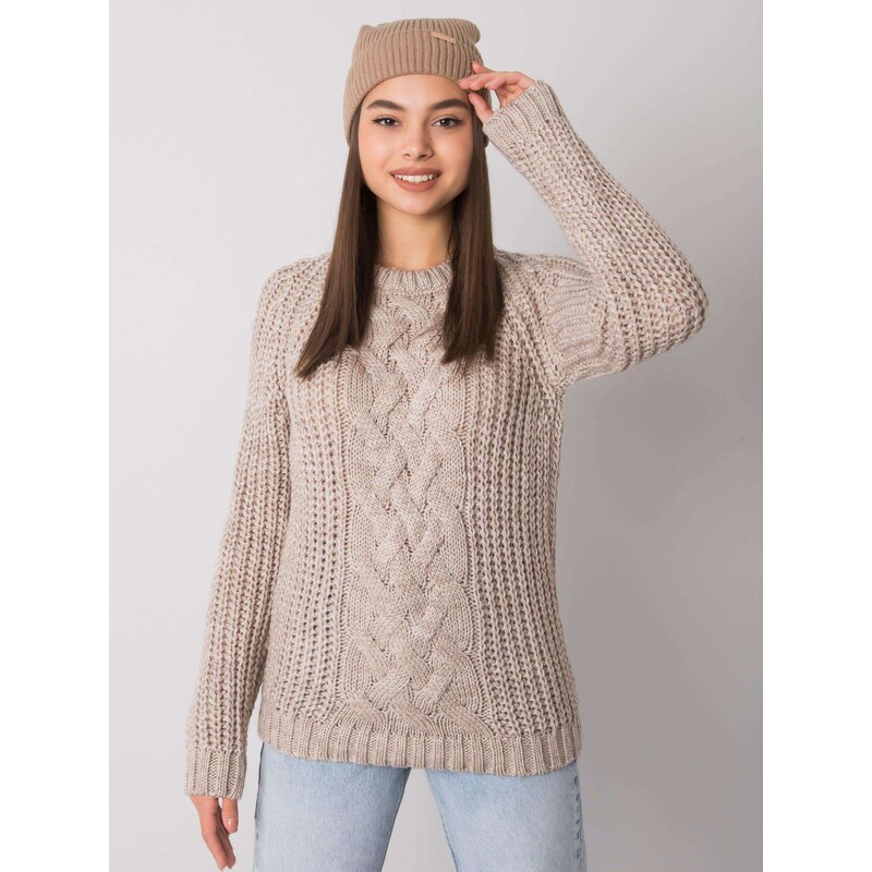 RUE PARIS Cap-JK-CZ-27.84P-dark beige