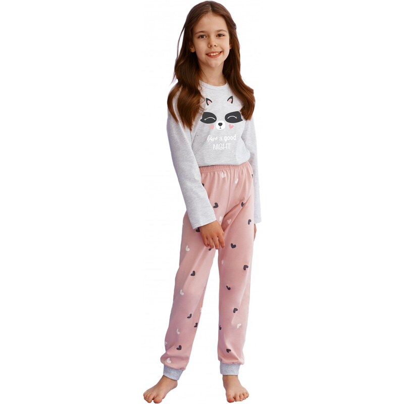 TARO Dívčí pyžamo 2585 grey