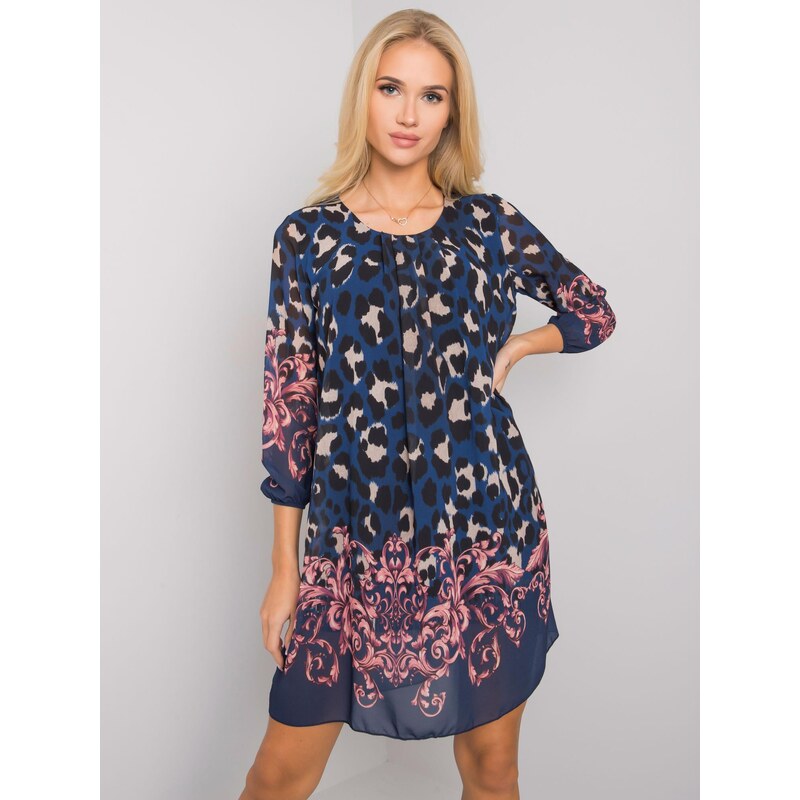 Och Bella Dress-TW-SK-BI-2667-2.92P-navy blue