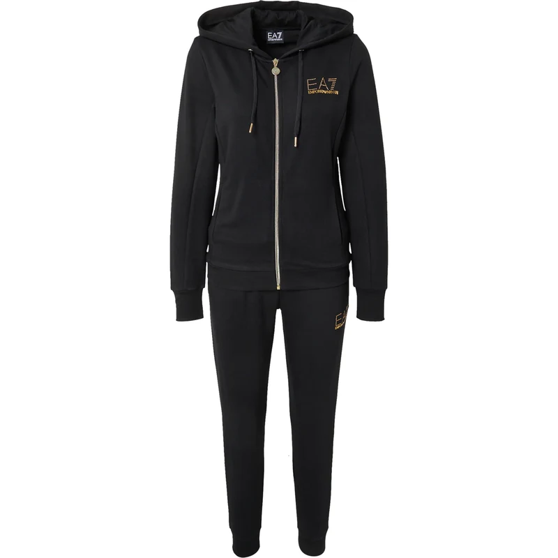 EA7 Emporio Armani Joggingová souprava Evolution zlatá / černá