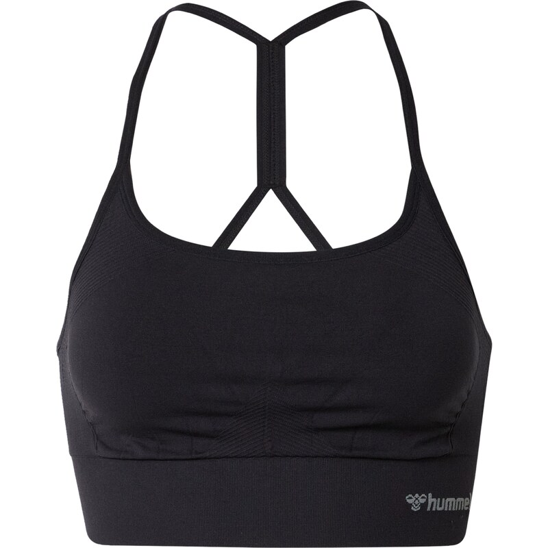 Hummel Sportovní top Tiffy šedá / černá
