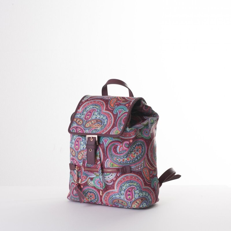 Oilily Helena Paisley City Backpack dámský městský batoh 6,3 l