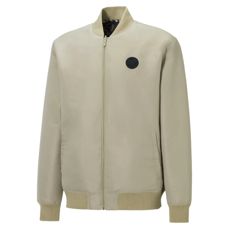 PUMA Přechodná bunda Santa Cruz Varsity khaki / olivová / černá