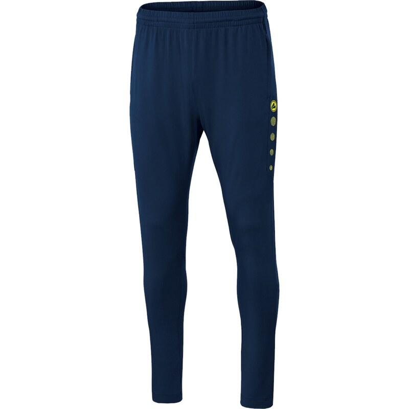 JAKO Sportovní kalhoty noční modrá / žlutá