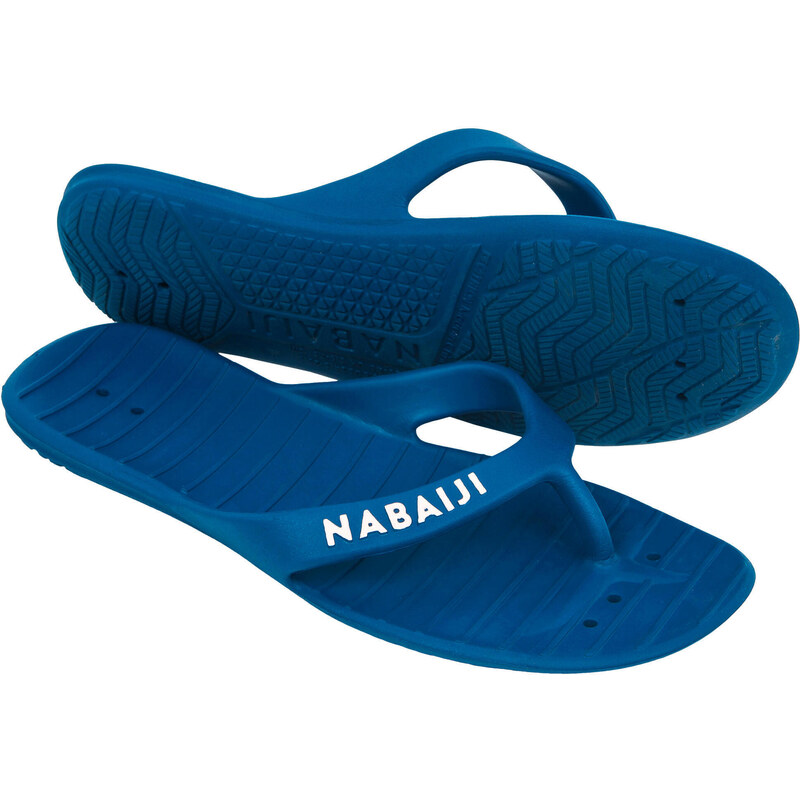 NABAIJI Dámské žabky k bazénu Tonga 100 Basic modré
