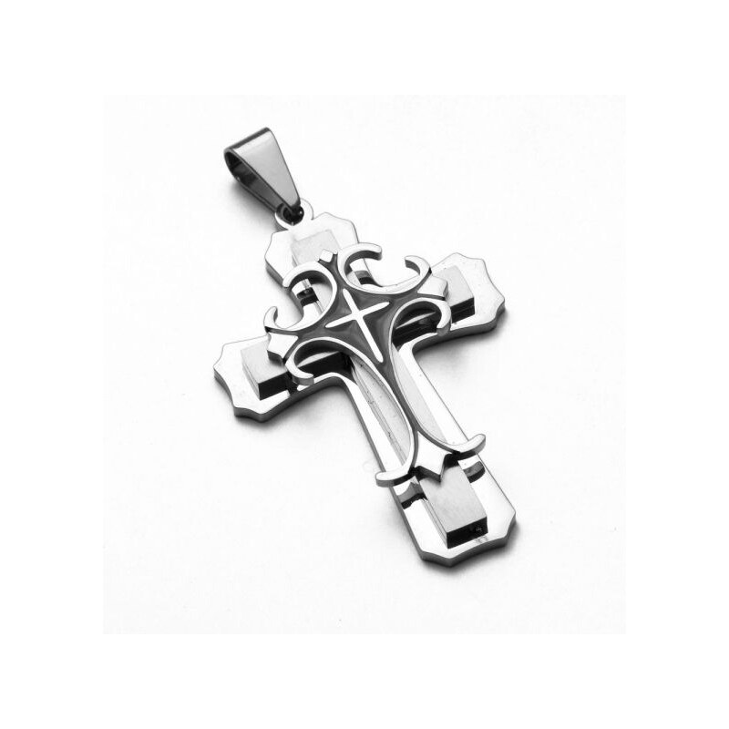 Přívěsek z chirurgické oceli - Křížek Various Impress Jewelry F088