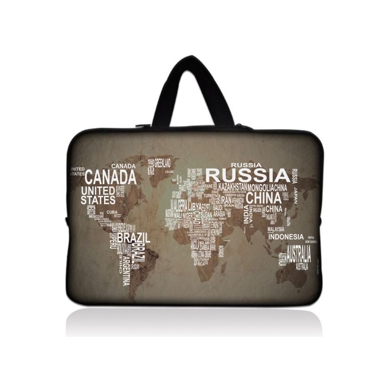 Huado pánská taška pro notebook 15.6" Mapa světa Huado N15-9005