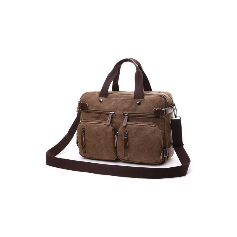 Pánská plátěná taška crossbody Savior hnědá Lifestyle SVRKHK474