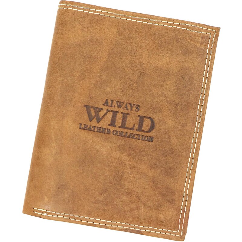 Pánská kožená peněženka WILD N4-P-CHM RFID camel 67481687