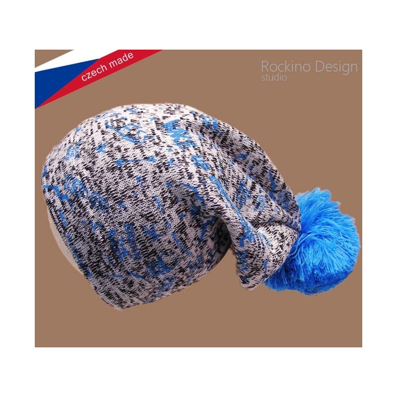 DĚTSKÁ ZIMNÍ ČEPICE černomodrá Rockino 1170