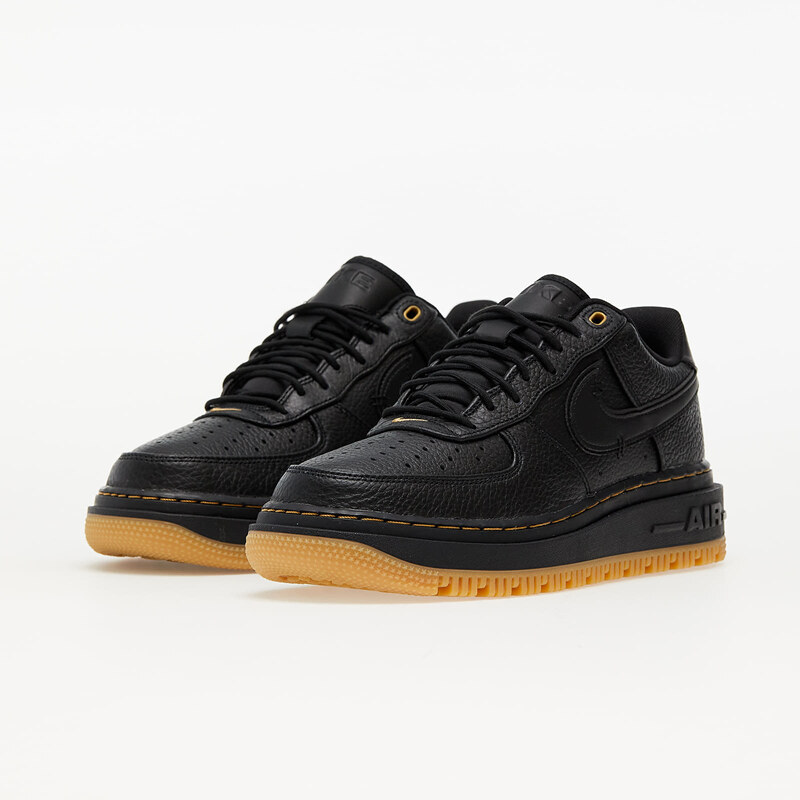 Pánské zimní boty Nike Air Force 1 Luxe Black/ Black-Bucktan-Gum Yellow