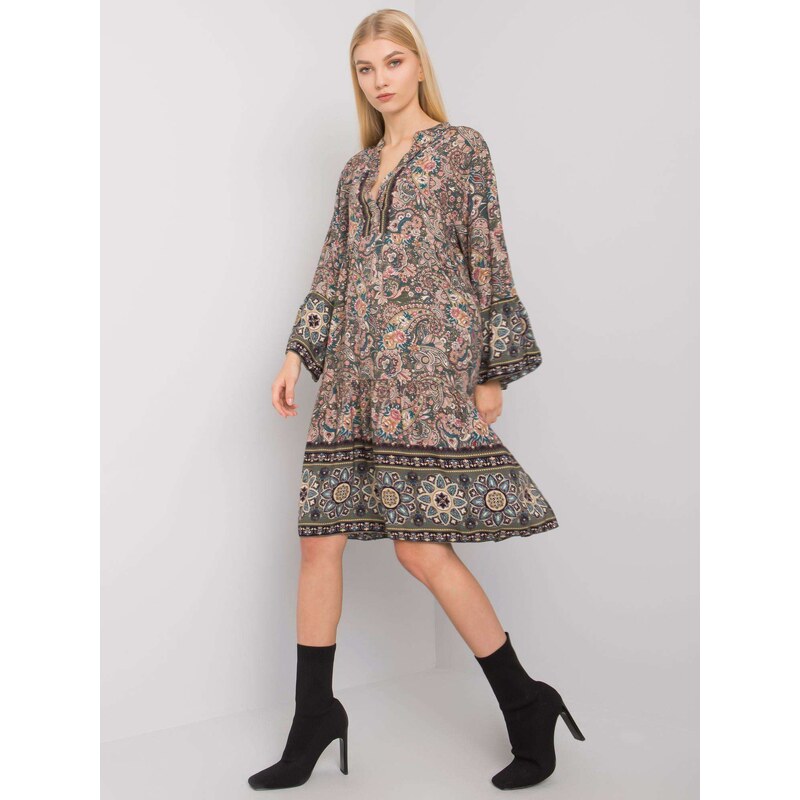 Och Bella Dress-TW-SK-BI-5S0118B.25-khaki