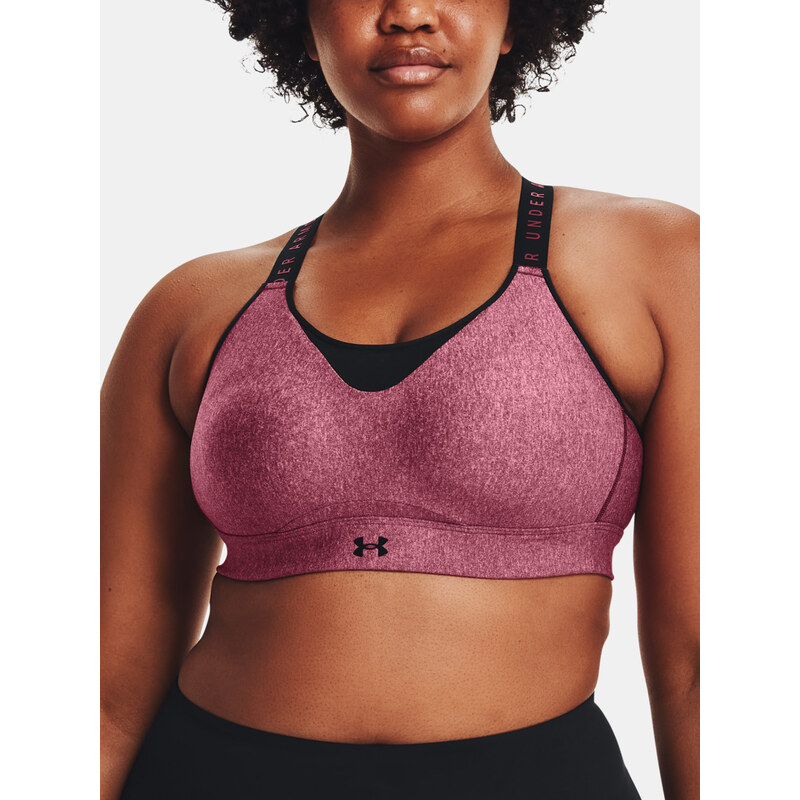 Under Armour Podprsenka UA Infinity High Hthr Bra-RED - Dámské