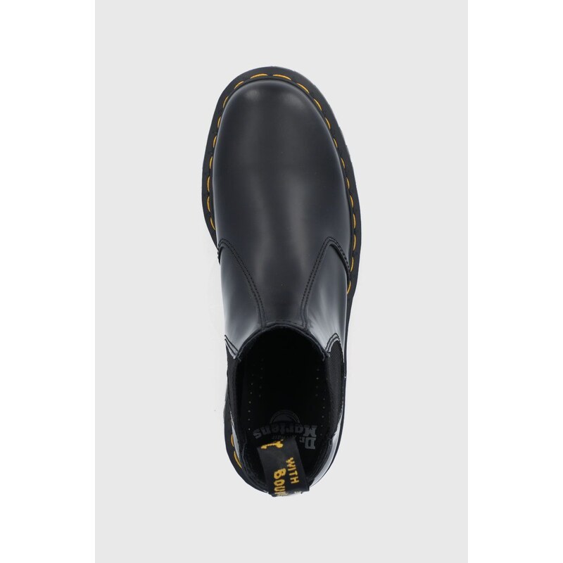 Kožené kotníkové boty Dr. Martens 2976 Bex dámské, černá barva, na platformě, 26205001