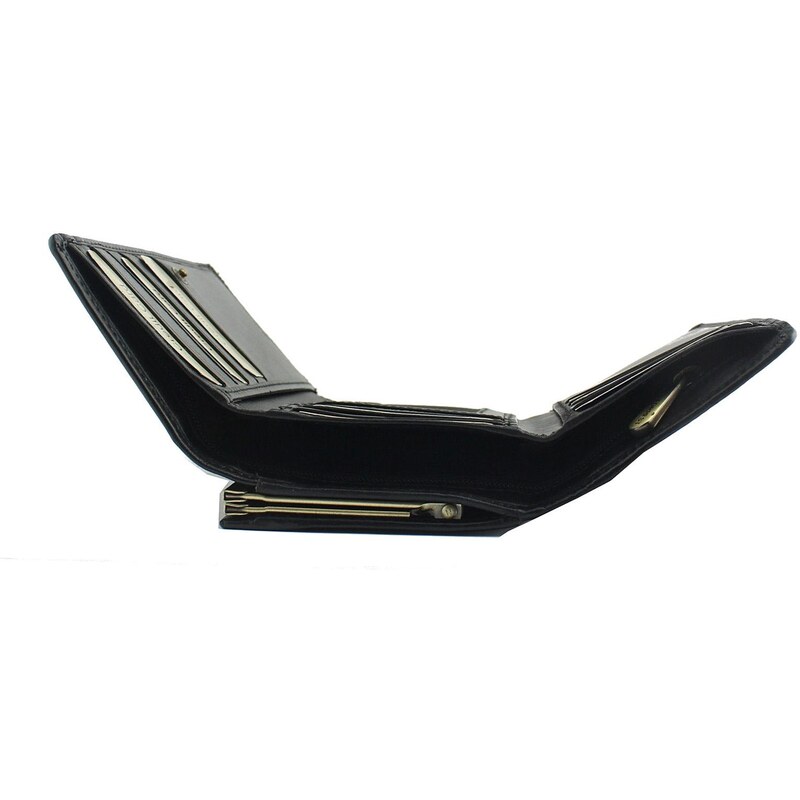 Dámská kožená peněženka EL FORREST 948-67 RFID černá