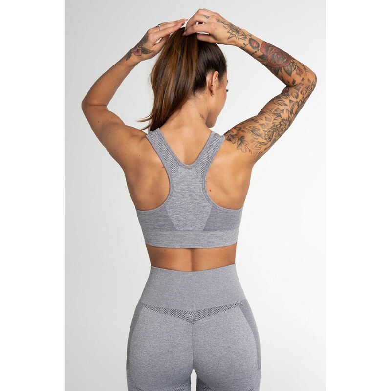 Podprsenka Gym Glamour Fusion Light Grey