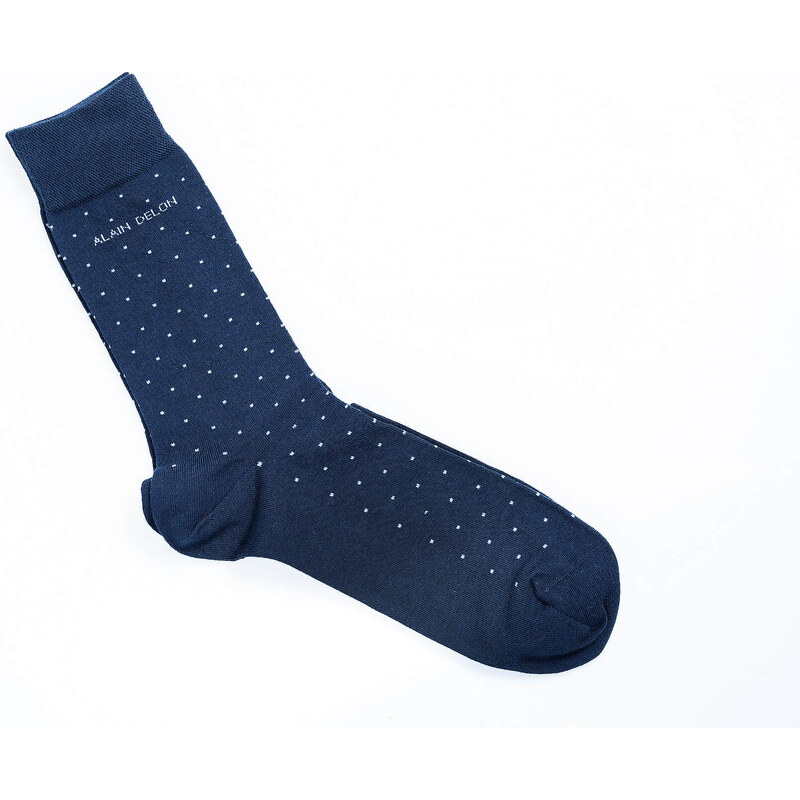 Alain Delon Set 3 párov tmavomodrých ponožiek