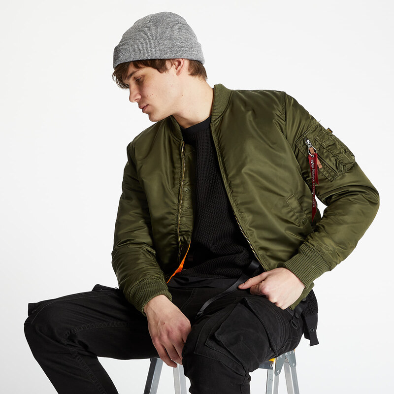 Alpha Industries Inc. Pánský bomber Alpha Industries MA-1 VF 59 257 Dark Green