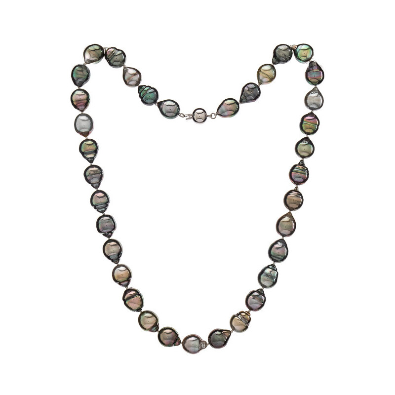 Buka Jewelry Perlový náhrdelník Tahiti 10 D