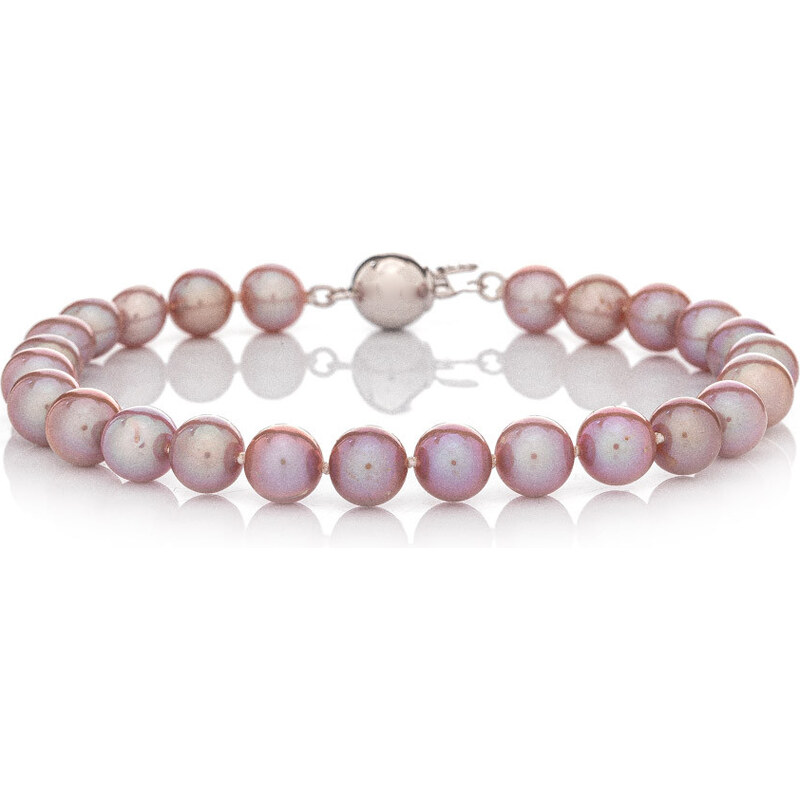 Buka Jewelry Perlový náramek Mutiara 6 AA růžový