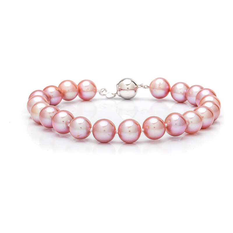 Buka Jewelry Perlový náramek Mutiara 7,5 AA – růžová