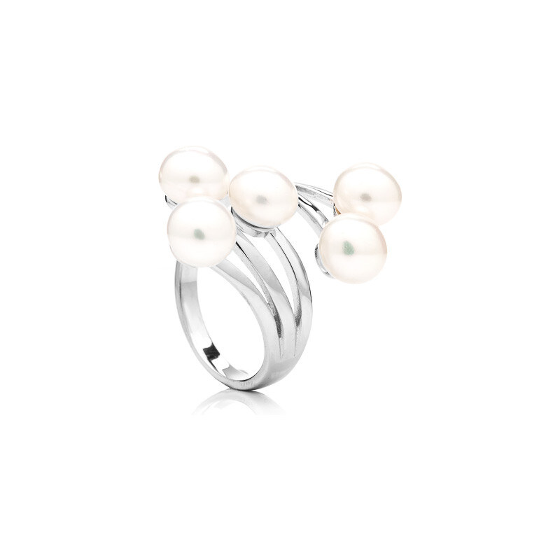 Buka Jewelry Perlový prsten Lima