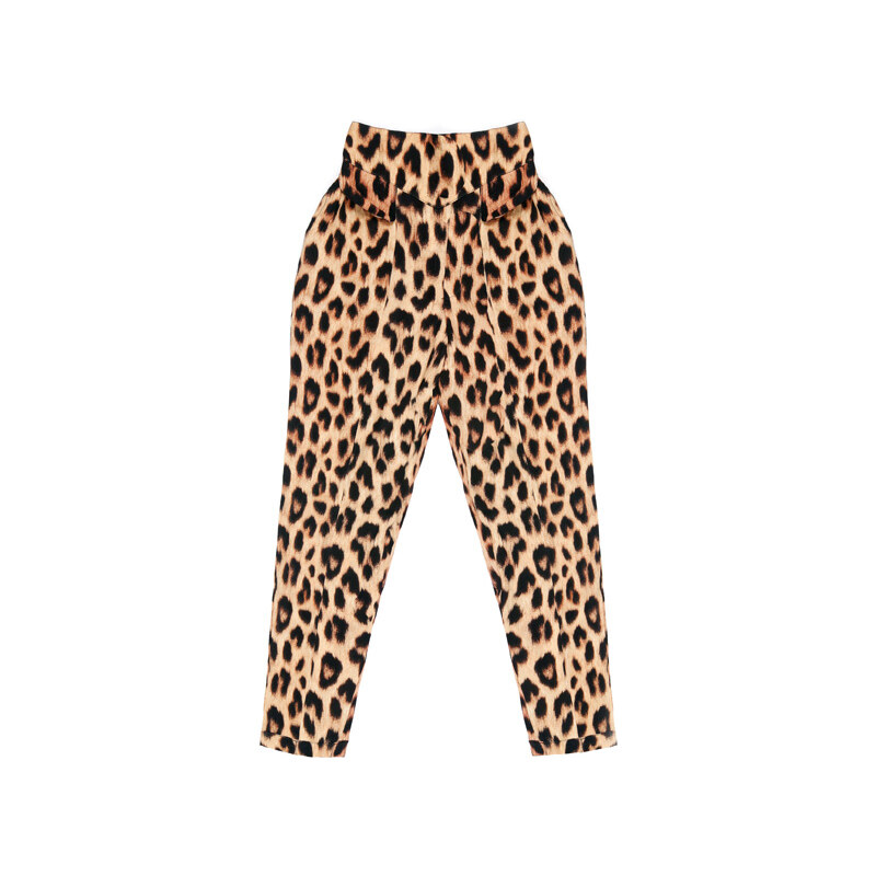 Kalhoty tureckého typu s leopardím vzorem MOTEL