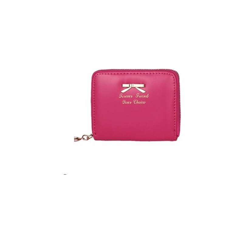 Dámská malá peněženka s mašlí růžová Lifestyle FXCblueR - GLAMI.cz