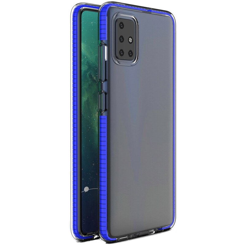 IZMAEL.eu Pouzdro Spring clear TPU pro Xiaomi Redmi Note 9 modrá