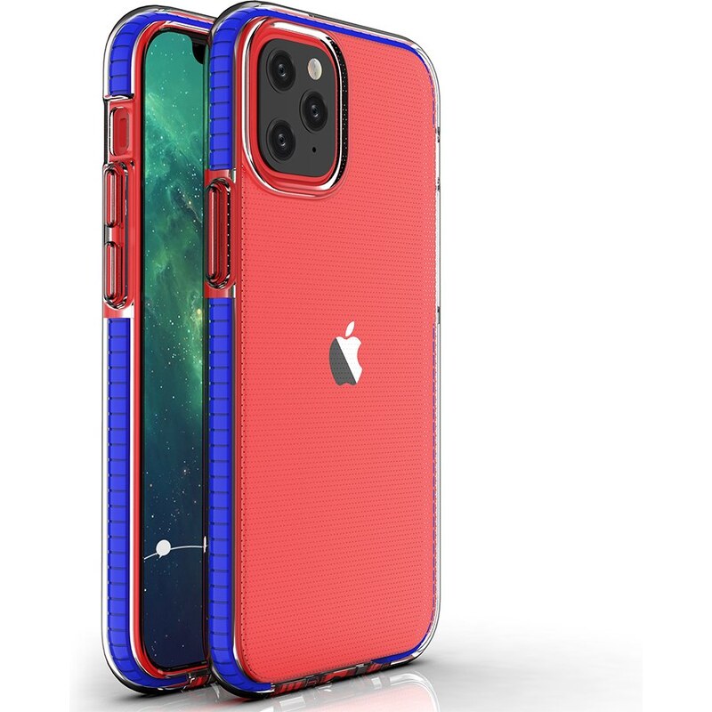 IZMAEL.eu Pouzdro Spring clear TPU pro Apple iPhone 12 pro Apple iPhone 12 Pro modrá