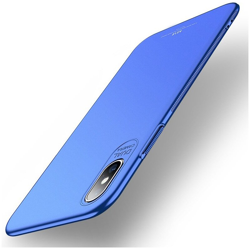 MSVII Pouzdro MSVII Ultra Thin Cover pro Apple iPhone XS Max modrá