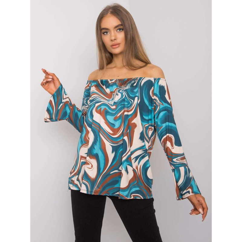 Och Bella Blouse-TW-BZ-BI-2486-1.17P-sea