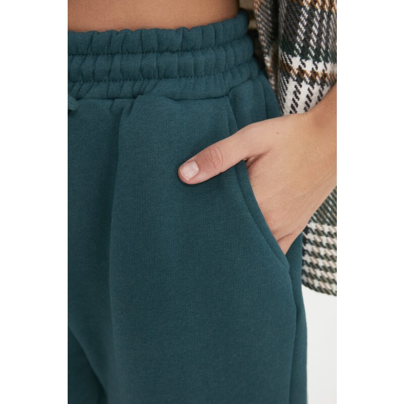 Trendyol Oil Thick Fleece Inside Basic Knitted Sweatpants