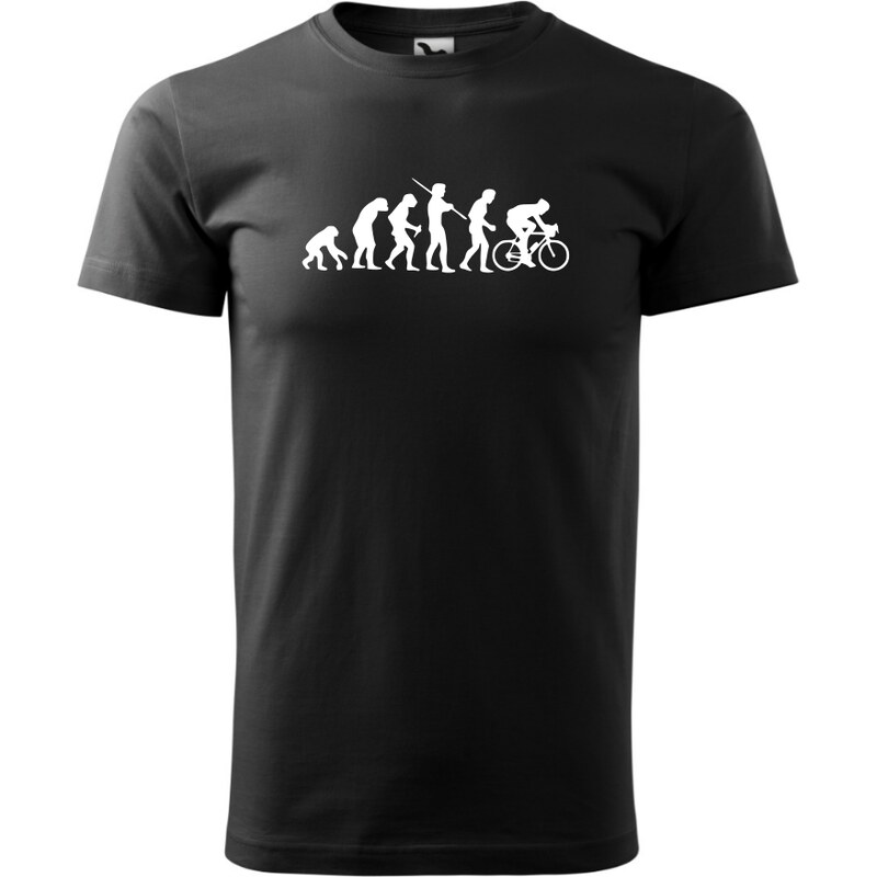 Fenomeno Pánské tričko - Evoluce cyklistiky - černé